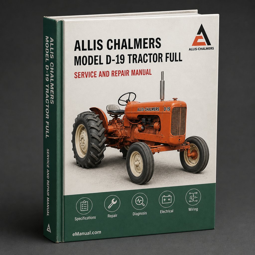 Allis Chalmers Model D-19 Tractor Full Service Repair Manual