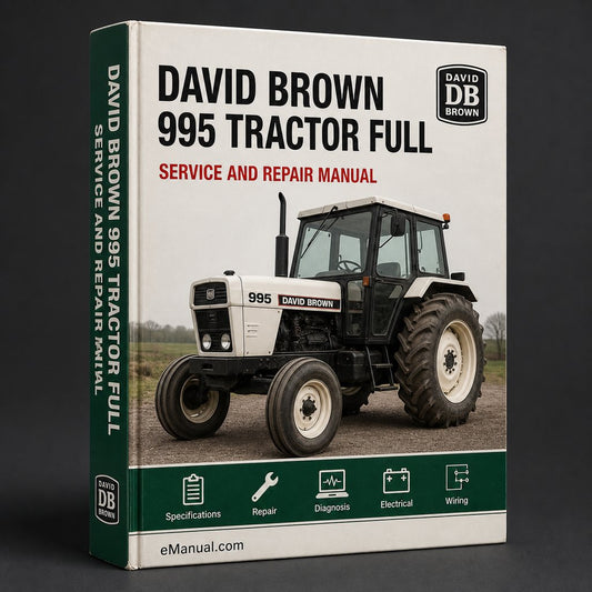 David Brown 995 Tractor Full Service Repair Manual