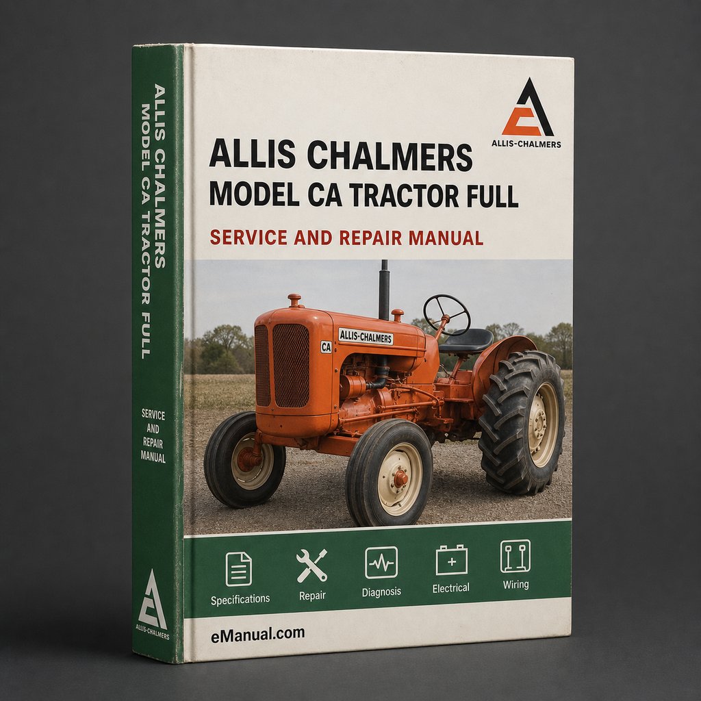 Allis Chalmers Model CA Tractor Full Service Repair Manual