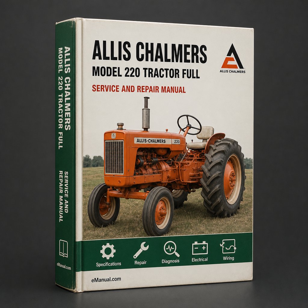 Allis Chalmers Model 220 Tractor Full Service Repair Manual
