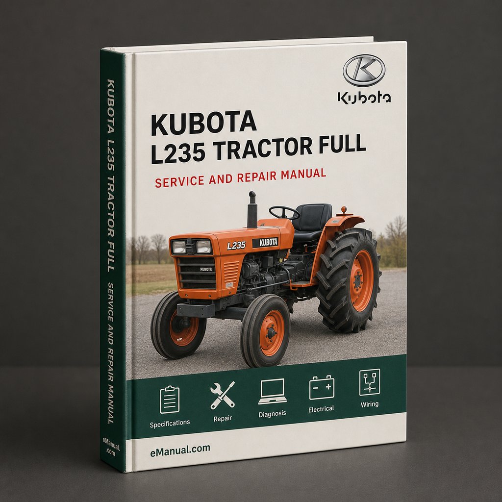 Kubota L235 Tractor Full Service Repair Manual