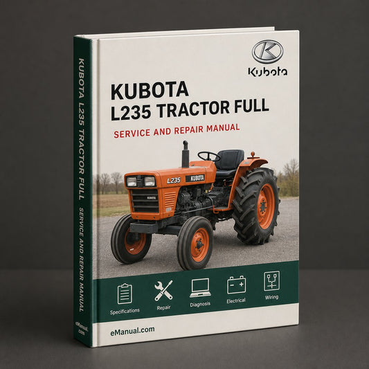 Kubota L235 Tractor Full Service Repair Manual