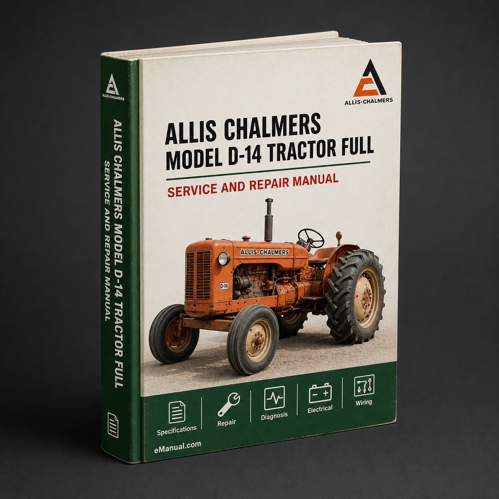 Allis Chalmers Model D-14 Tractor Full Service Repair Manual