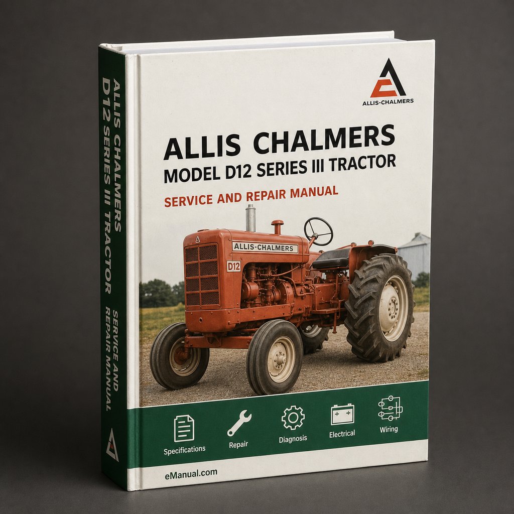 Allis Chalmers Model D12 Series III Tractor Full Service Repair Manual