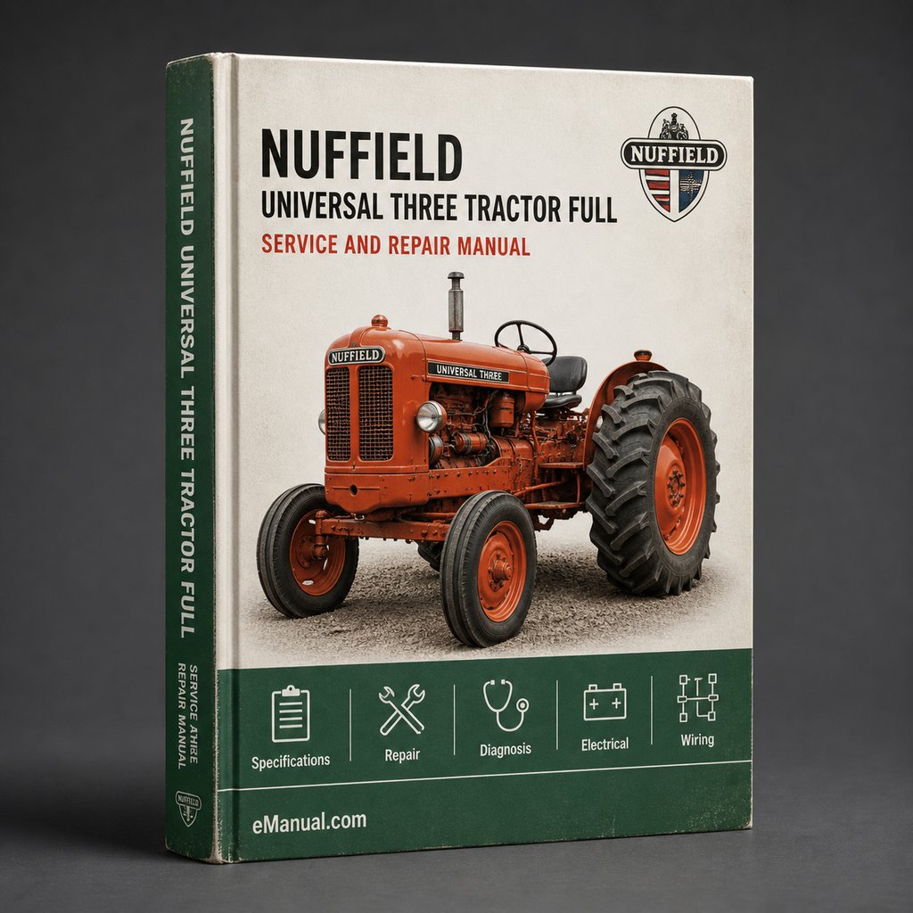 Nuffield Universal Three 3 Tractor Full Service Repair Manual