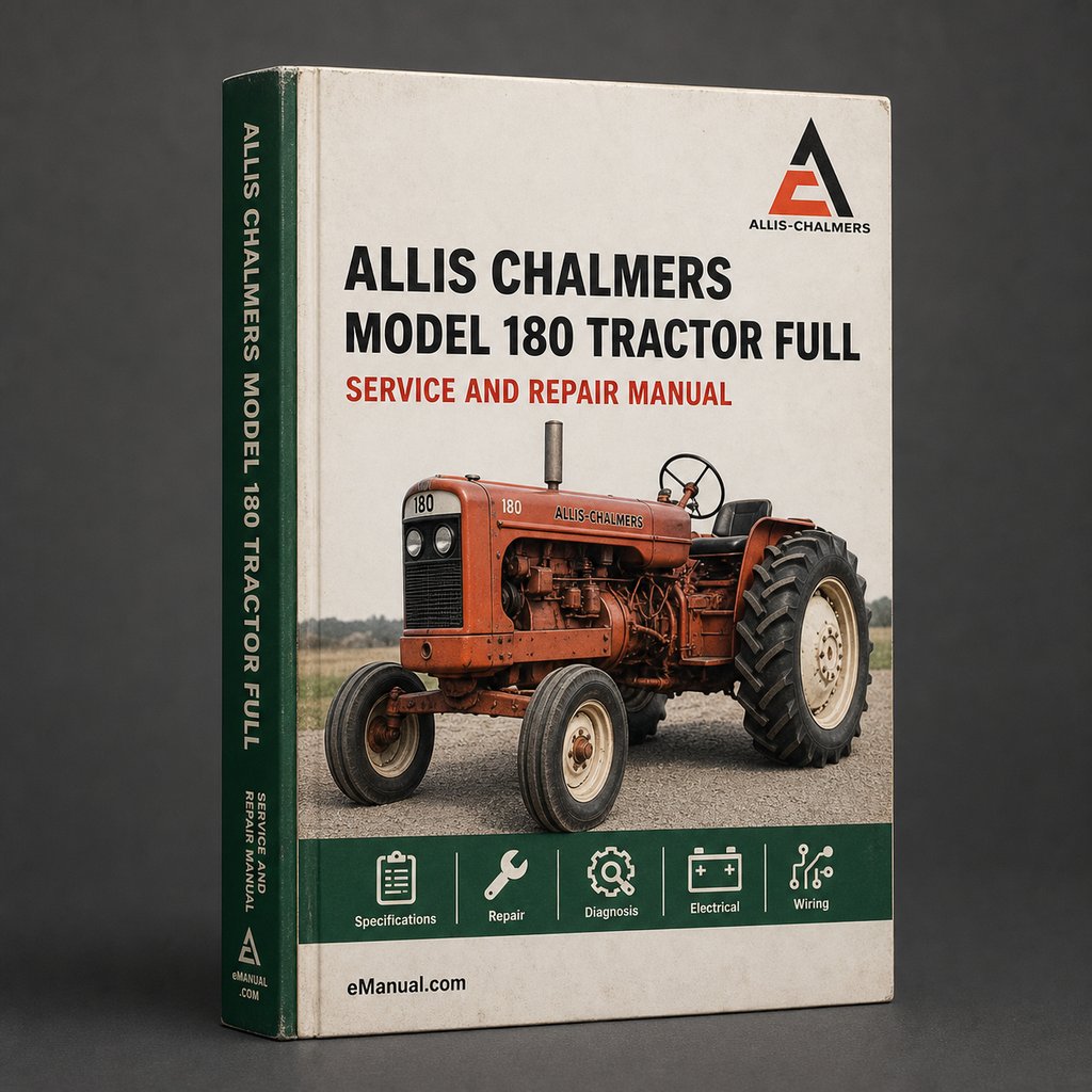 Allis Chalmers Model 180 Tractor Full Service Repair Manual