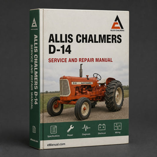 Allis Chalmers D-14 Workshop Repair Service Manual