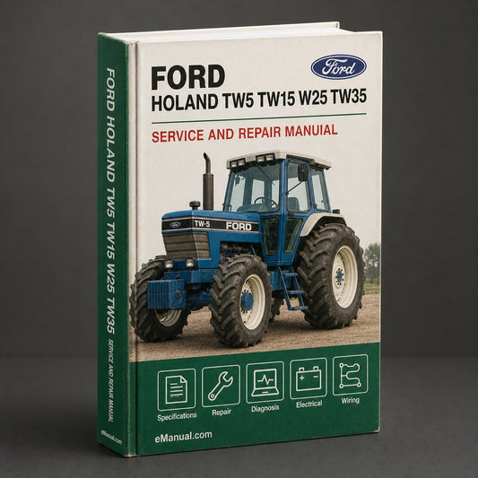 Ford New HOLAnd TW5 TW15 W25 TW35 II Tractor OperatorS Manual