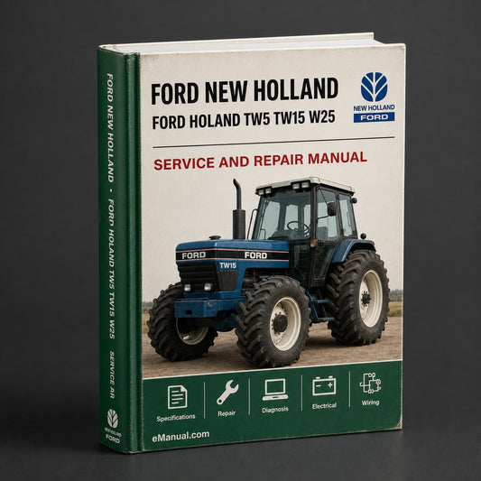 Ford New HOLAnd TW5 TW15 W25 TW35 II Tractor NH1210501 OperatorS Manual