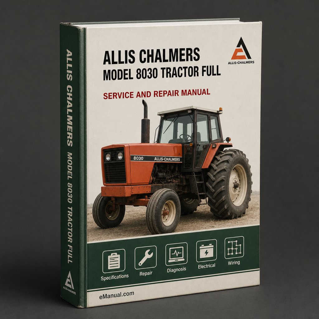 Allis Chalmers Model 8030 Tractor Full Service Repair Manual
