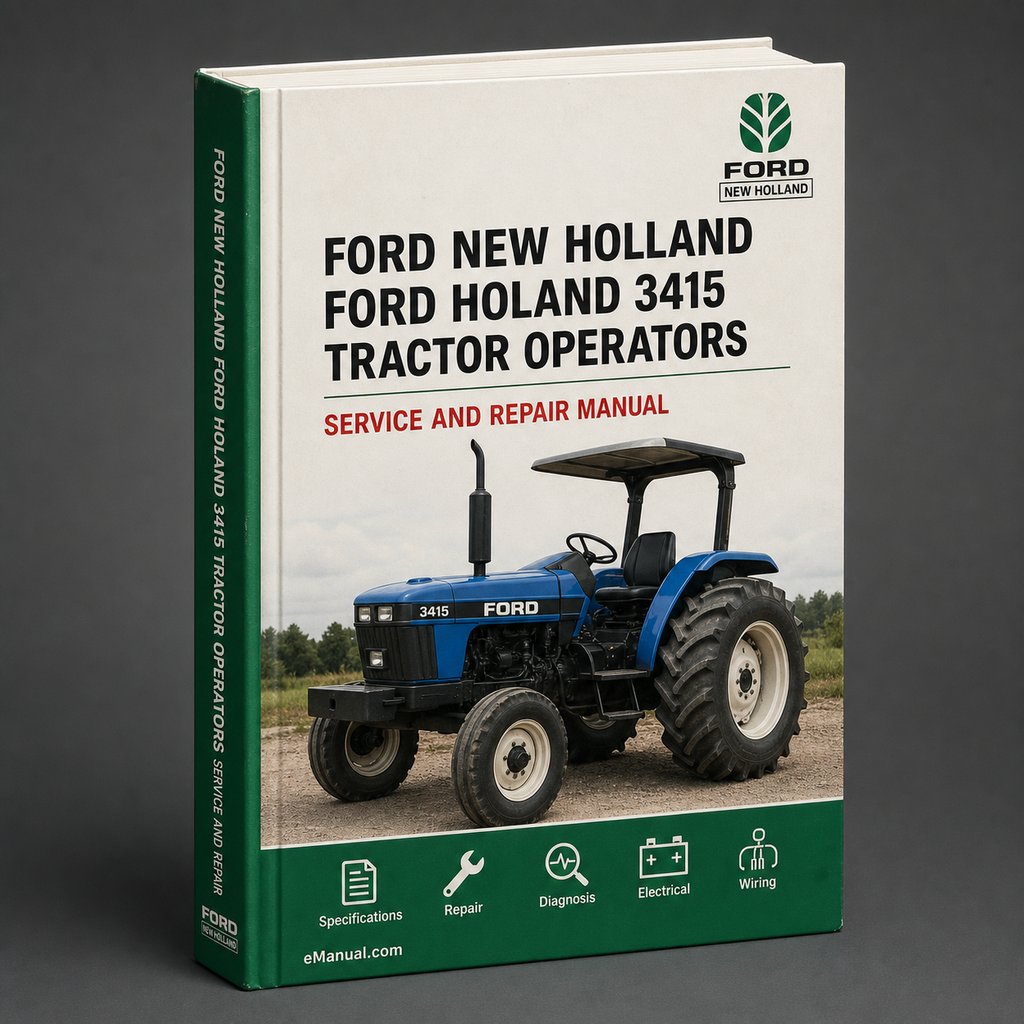 Ford New HOLAnd 3415 Tractor OperatorS Manual