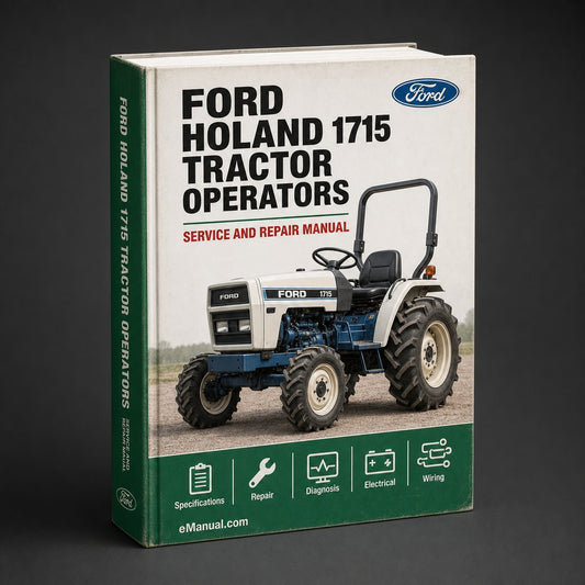 Ford New HOLAnd 1715 Tractor OperatorS Manual