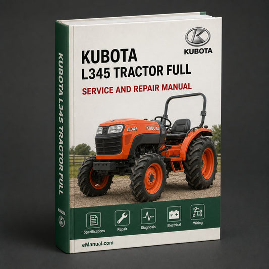 Kubota L345 Tractor Full Service Repair Manual