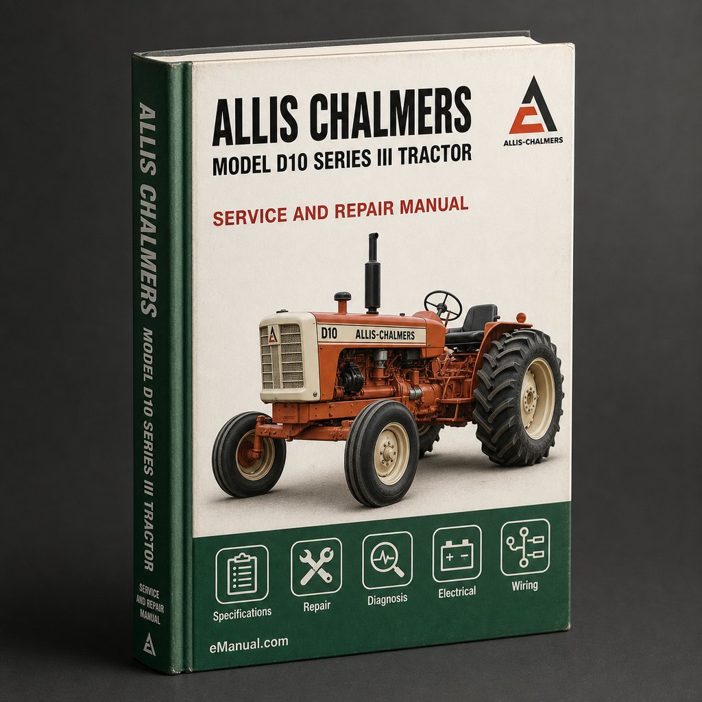 Allis Chalmers Model D10 Series III Tractor Full Service Repair Manual