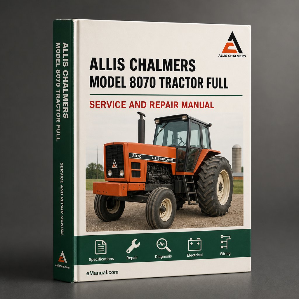 Allis Chalmers Model 8070 Tractor Full Service Repair Manual
