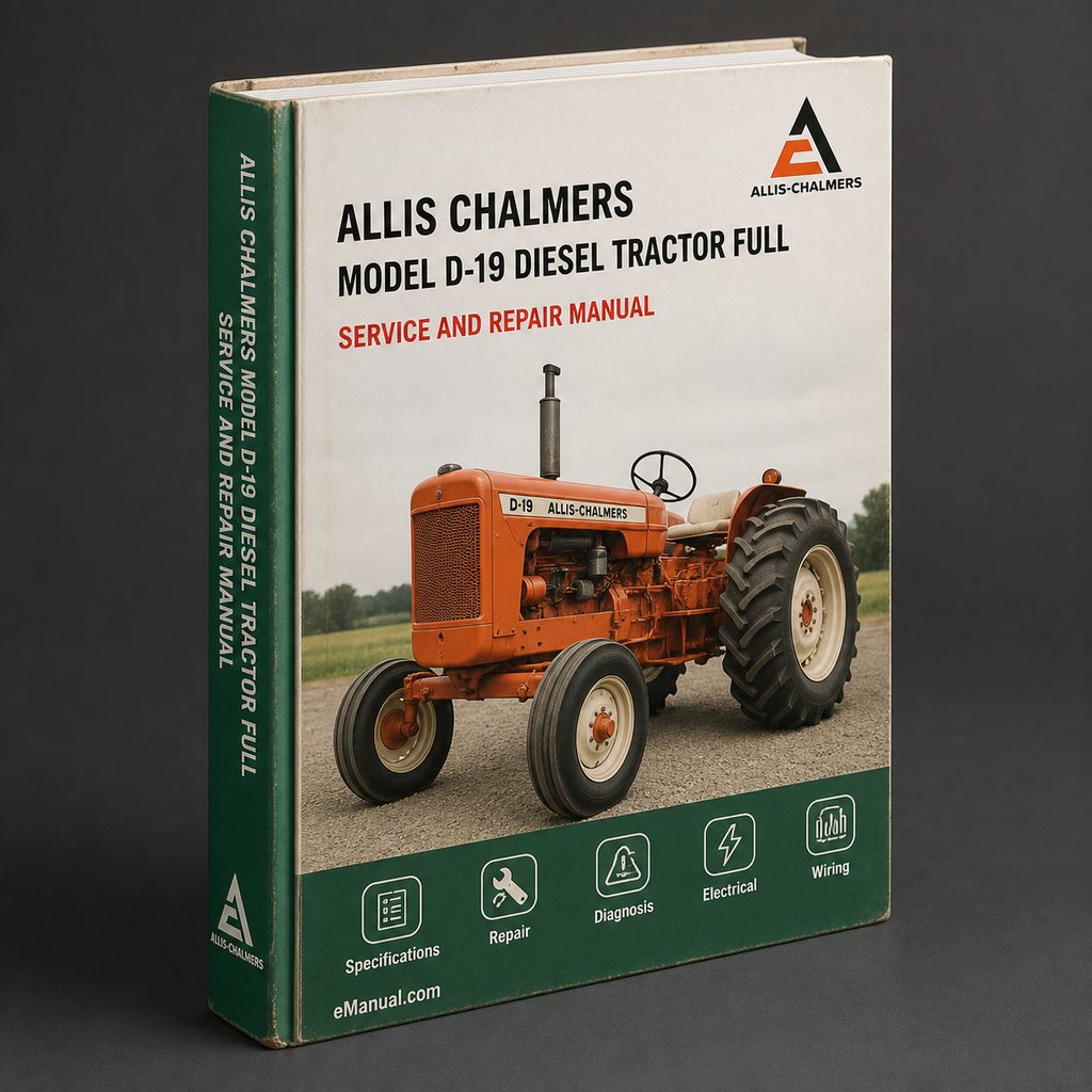 Allis Chalmers Model D-19 Diesel Tractor Full Service Repair Manual