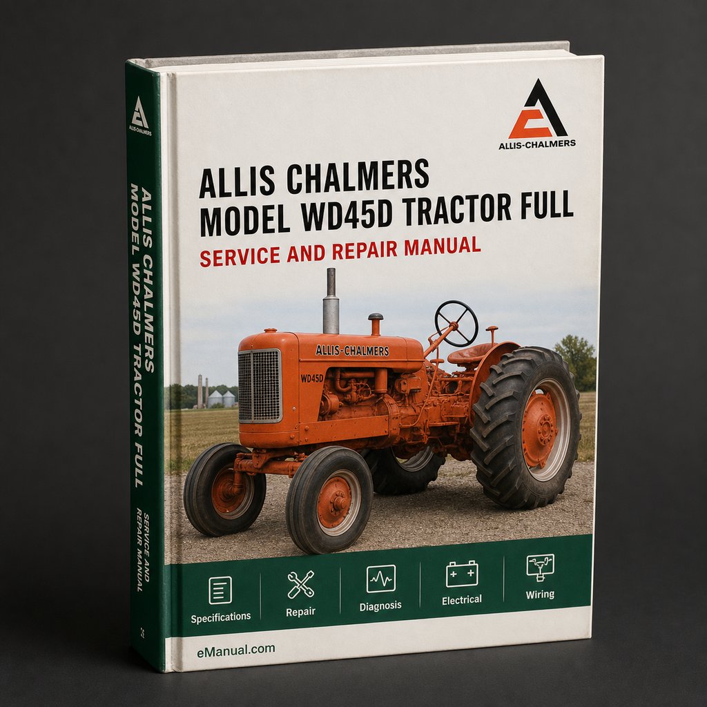 Allis Chalmers Model WD45D Tractor Full Service Repair Manual
