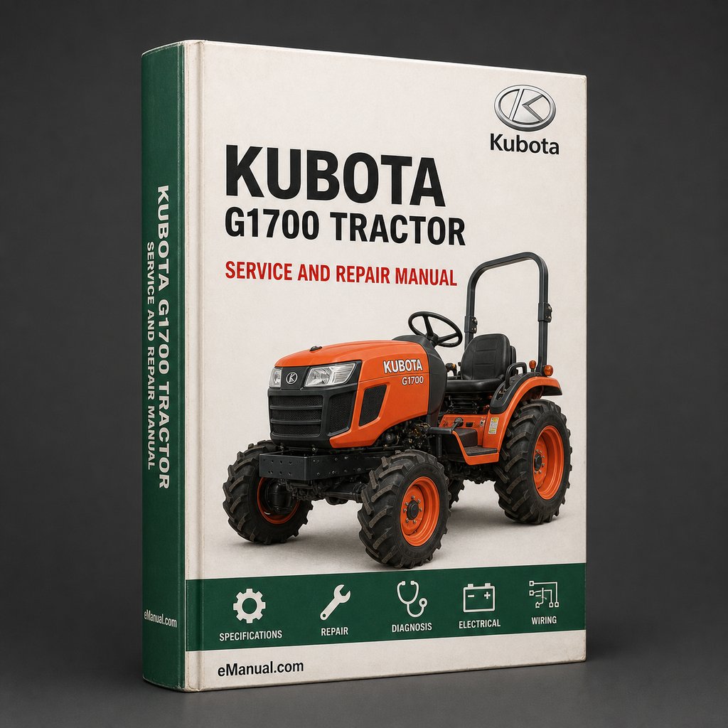 Kubota G1700 Tractor Workshop Service Repair Manual