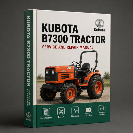 Kubota B7300 Tractor Workshop Service Repair Manual