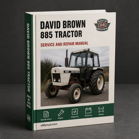 David Brown 885 Tractor Service Repair Manual