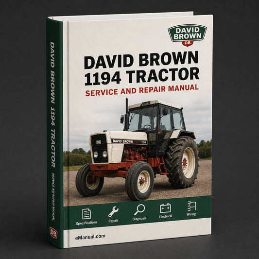 David Brown 1194 Tractor Service Repair Manual