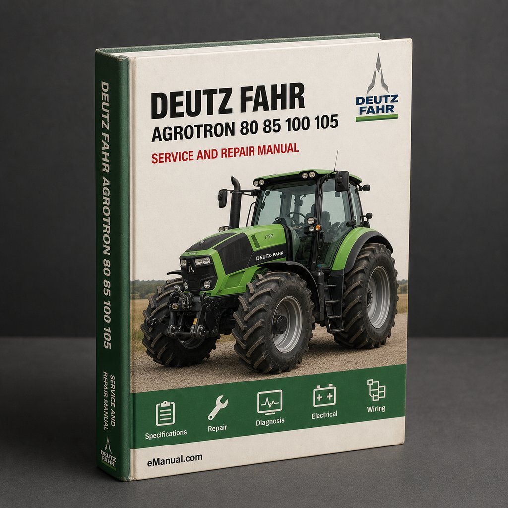 Deutz Fahr Agrotron 80 85 100 105 MK3 Tractors Complete Workshop Service Repair Manual