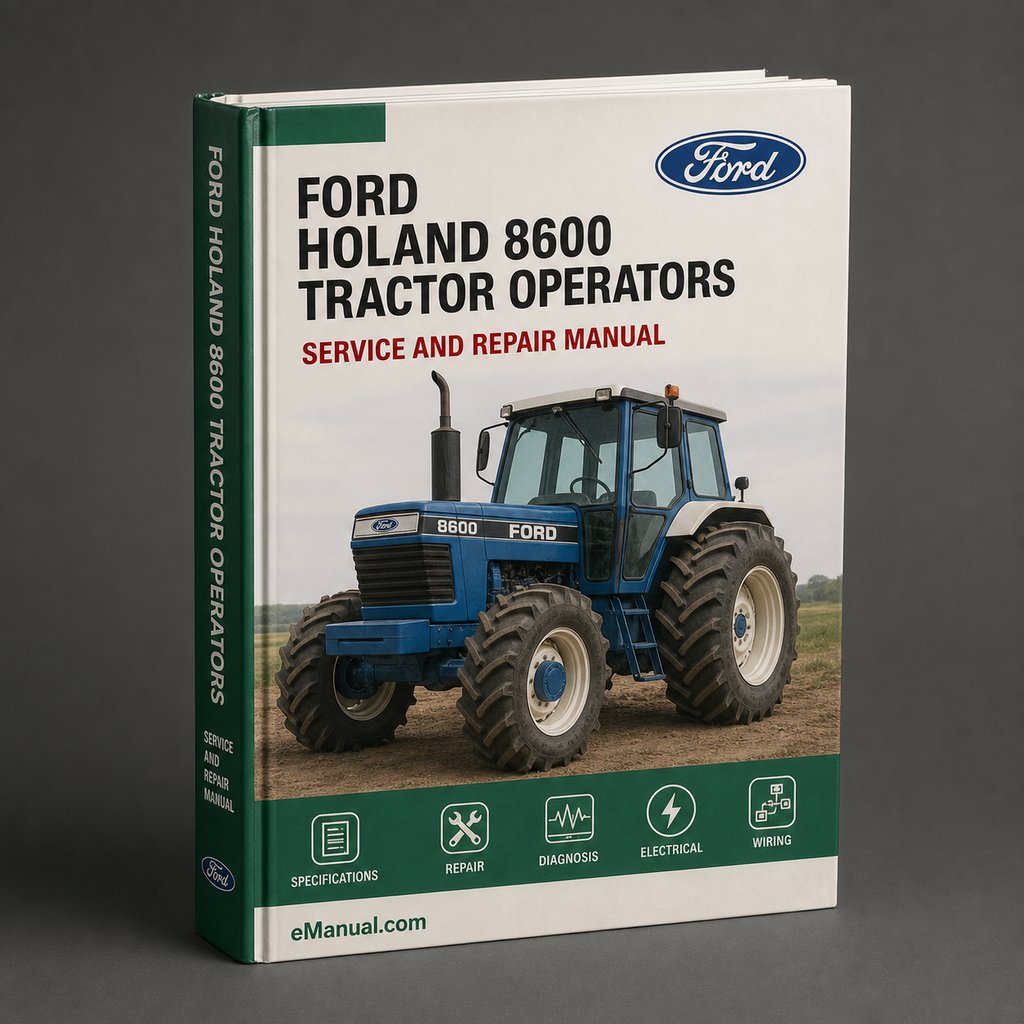 Ford New HOLAnd 8600 Tractor OperatorS Manual