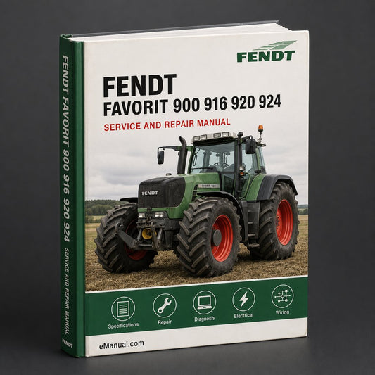 Fendt Favorit 900 916 920 924 926 Tractors Complete Workshop Service Repair Manual