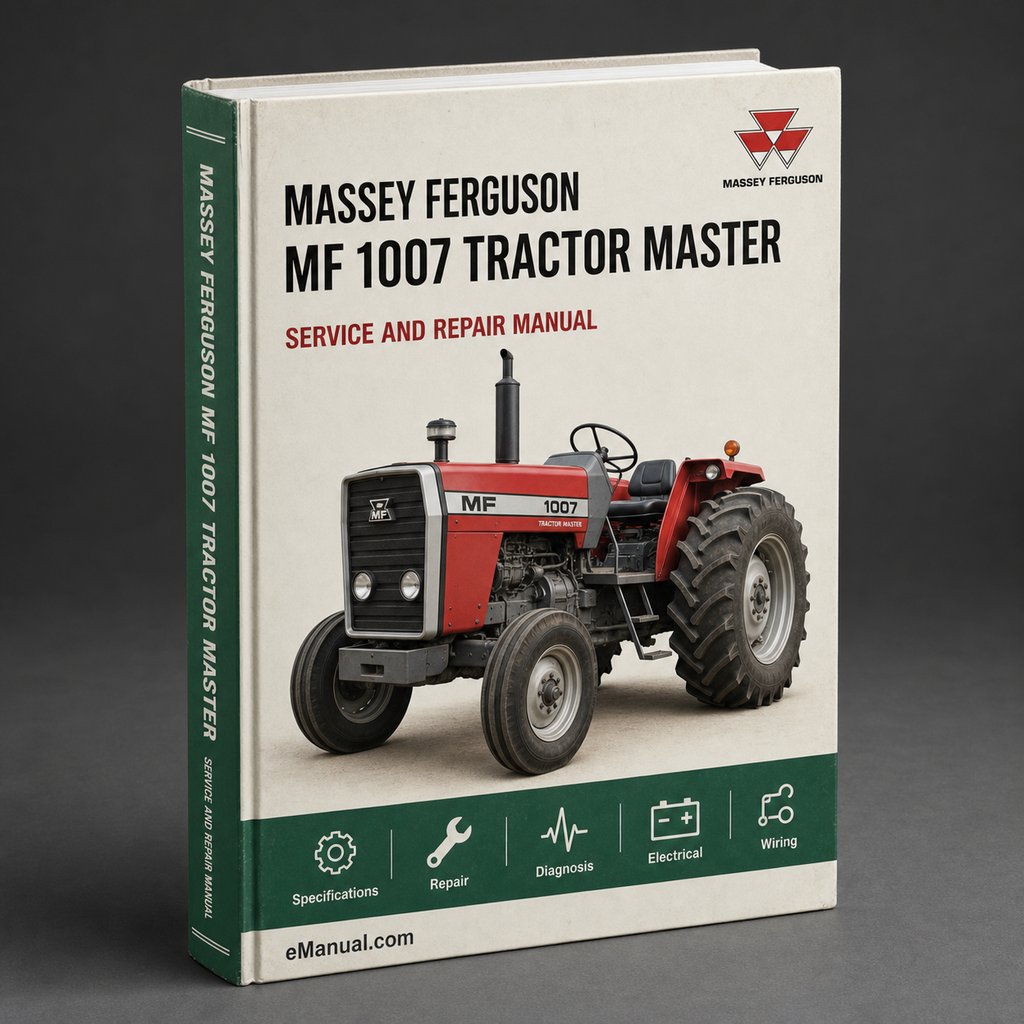 MF 1007 Tractor Master Illustrated Parts Manual Catalog