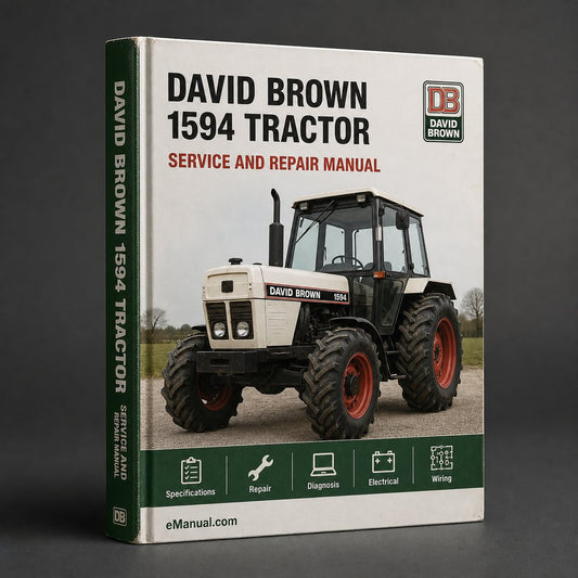 David Brown 1594 Tractor Service Repair Manual