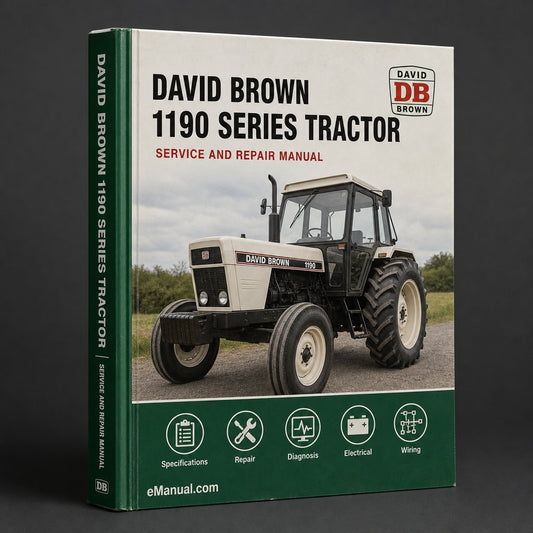 David Brown 1190 Series Tractor Service Repair Manual