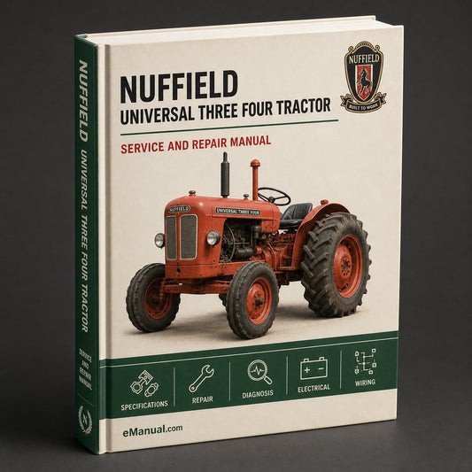 Nuffield Universal Three 3 Four 4 Tractor Service Repair Manual