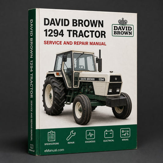 David Brown 1294 Tractor Service Repair Manual