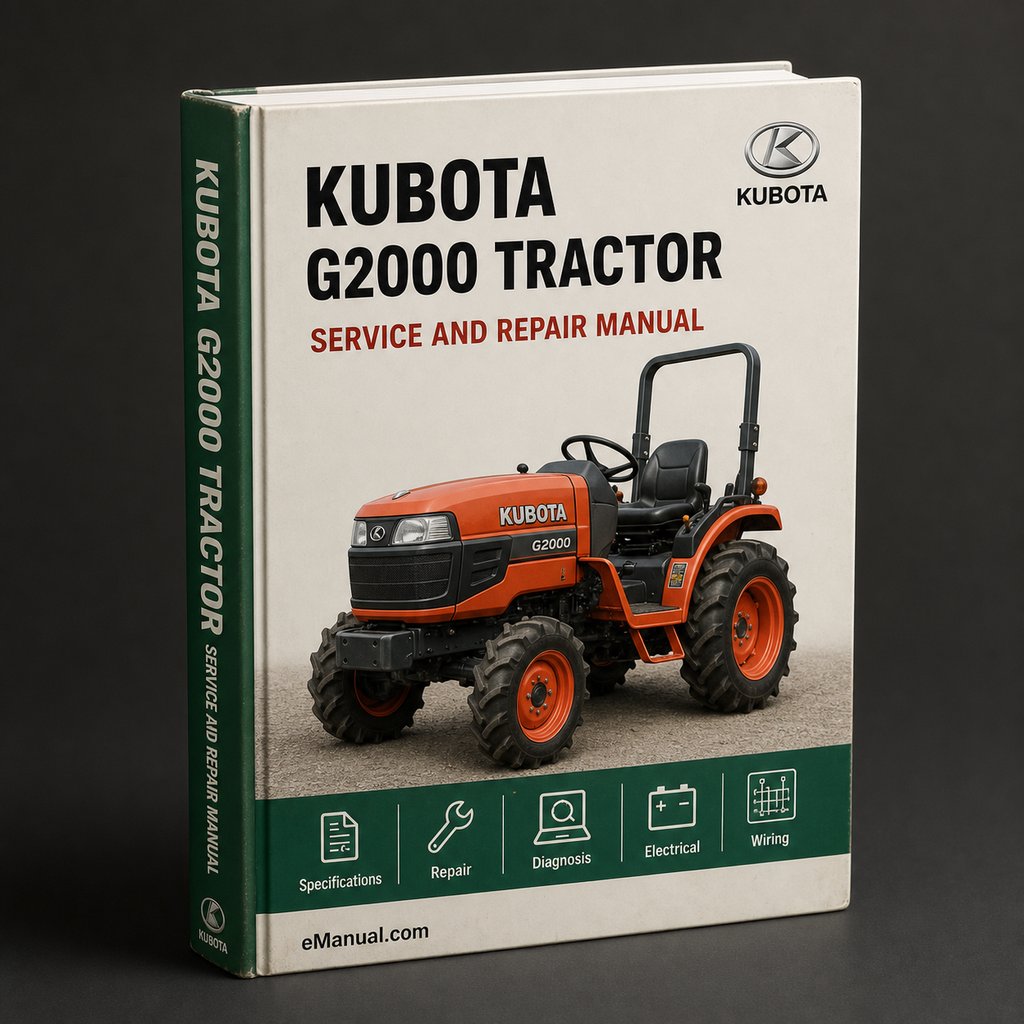 Kubota G2000 Tractor Workshop Service Repair Manual