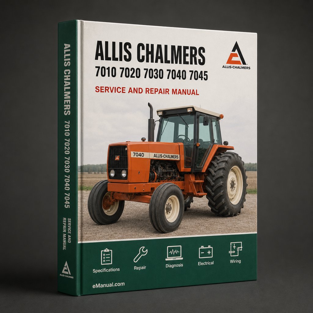 Allis Chalmers 7010 7020 7030 7040 7045 7050 7060 7080 Tractor Complete Workshop Service Repair Manual