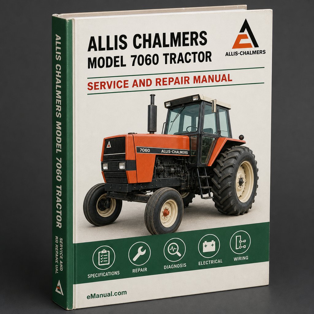 Allis Chalmers Model 7060 Tractor Service Repair Manual