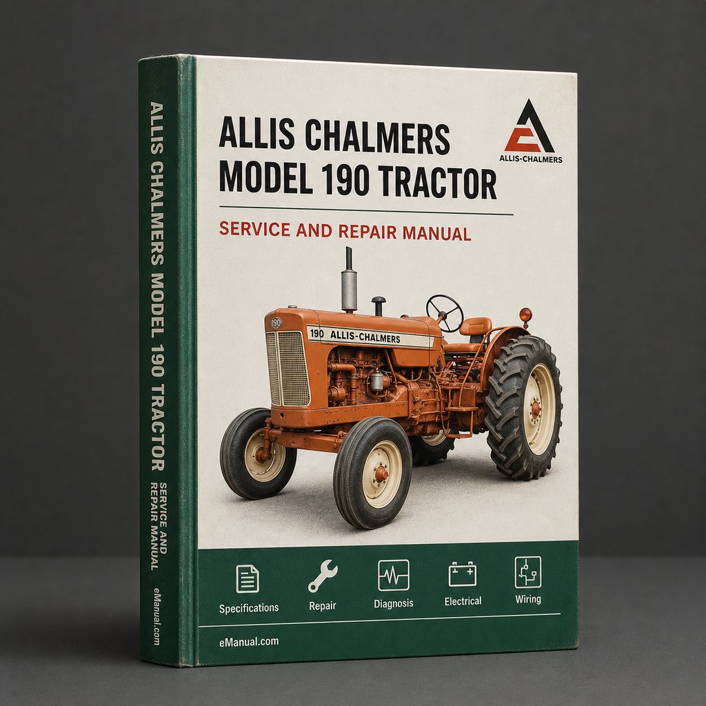 Allis Chalmers Model 190 Tractor Service Repair Manual