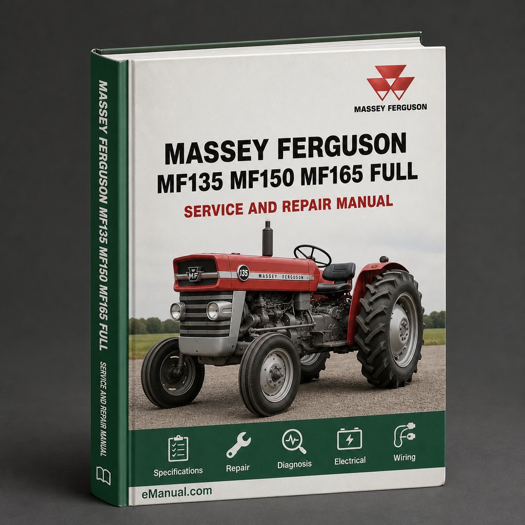 Massey Ferguson MF135 MF150 MF165 Full Service Repair Manual