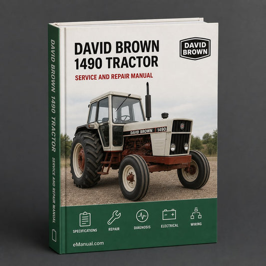 David Brown 1490 Tractor Service Repair Manual
