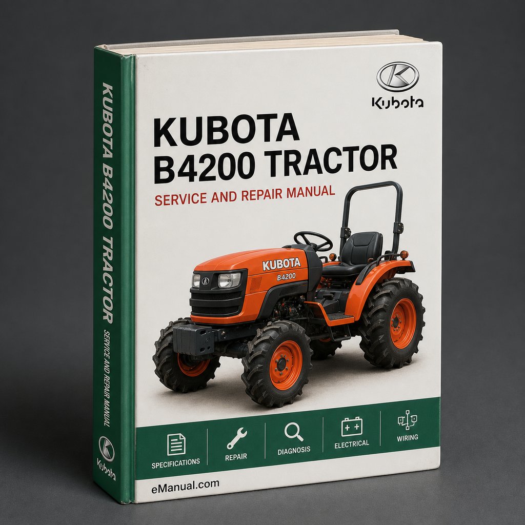 Kubota B4200 Tractor Workshop Service Repair Manual