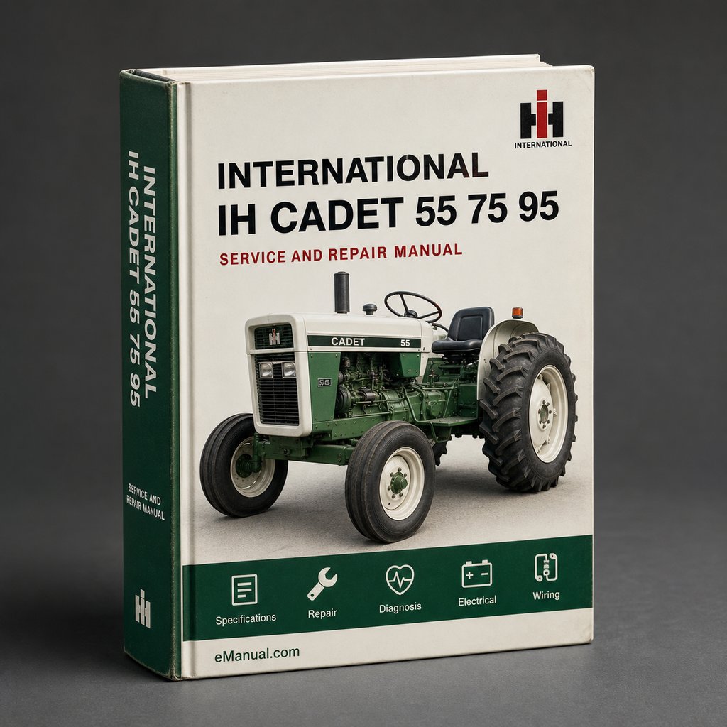 International IH Cadet 55 75 95 85 Special 85 Tractor Repair