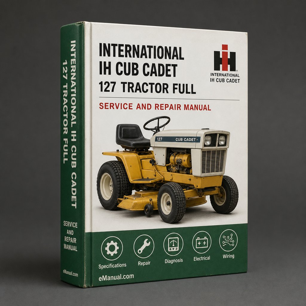 International IH Cub Cadet 127 Tractor Full Service Repair Manual