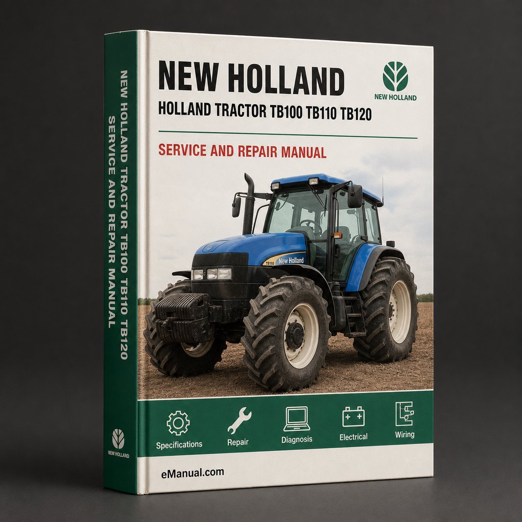New Holland tractor TB100 TB110 TB120 Operators Manual