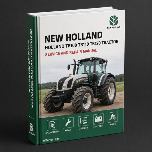 NEW Holland TB100 TB110 TB120 Tractor OperatorS Manual