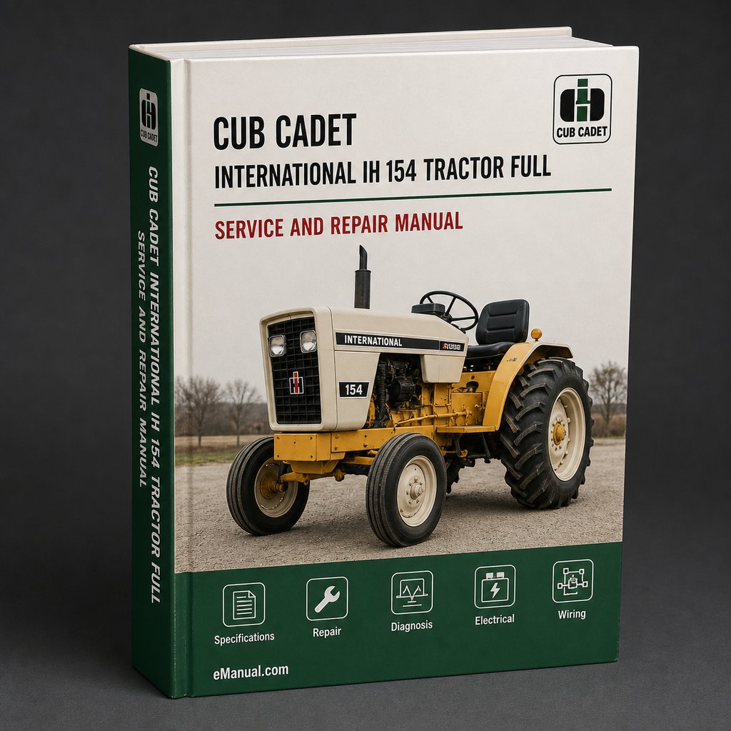 International IH Cub Cadet 154 Tractor Full Service Repair Manual