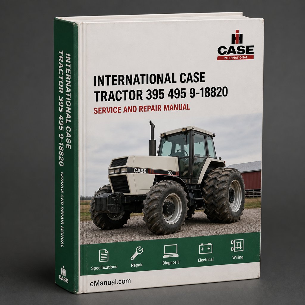 International Case tractor 395 495 Operator Manual 9-18820