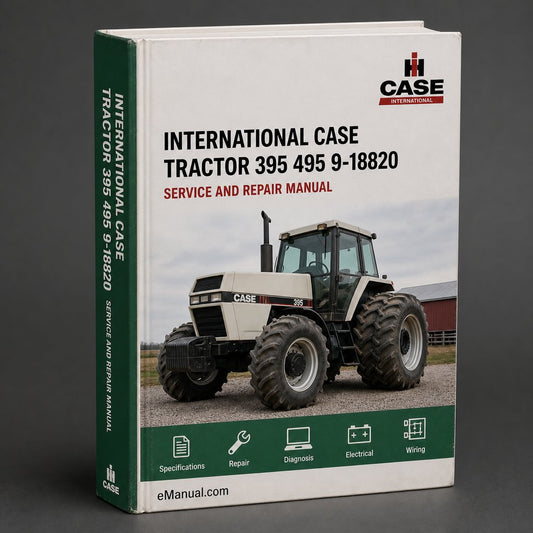 International Case tractor 395 495 Operator Manual 9-18820