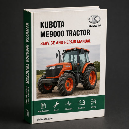 Kubota ME9000 Tractor Workshop Service Repair Manual