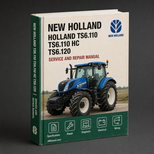 NEW Holland TS6.110 TS6.110 HC TS6.120 TS6.120 HC TS6.125 TS6.140 Tractor SPANISH OperatorS Manual