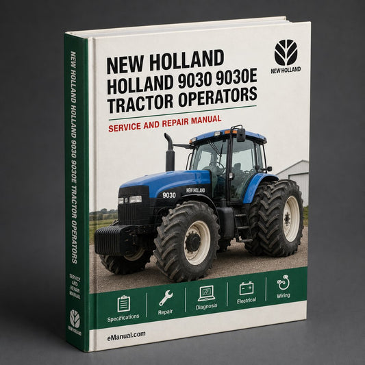 NEW Holland 9030 9030E Tractor OperatorS Manual